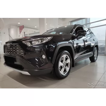   Avisa stříbrná saténová ocel lábtámasz TOYOTA RAV4 V generace/Hybrid 2018->
