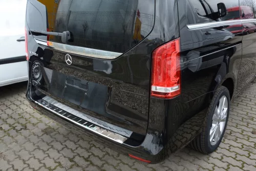 Avisa stříbrná zrcadlová ocel Ochrana nakládací MERCEDES V Class W447/VITO III/Marco Polo 2014-2019, FL2019-2024, FL 2024-