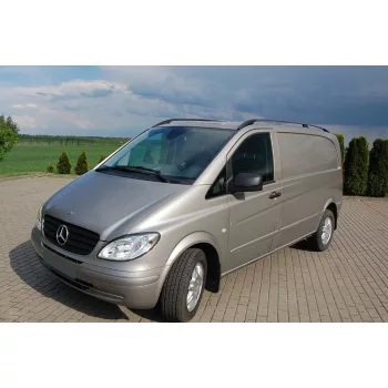   Avisa stříbrná zrcadlová ocel Ochrana nakládací MERCEDES W639 VITO/VIANO 2003-2014