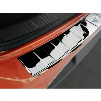   Avisa stříbrná zrcadlová ocel Ochrana nakládací VOLKSWAGEN T-ROC/cabrio 2017-2022, FL2022->