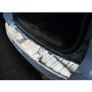   Avisa stříbrná zrcadlová ocelová ochrana nakládací FORD KUGA II/FORD KUGA II VIGNALE 2012-2016, FL2016-2019