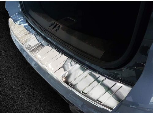 Avisa stříbrná zrcadlová ocelová ochrana nakládací FORD KUGA II/FORD KUGA II VIGNALE 2012-2016, FL2016-2019