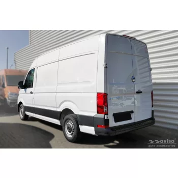   Avisa černé matt 3 mm bordázott hliník Ochrana nakládací VOLKSWAGEN CRAFTER II 2017-2024, FL 2024