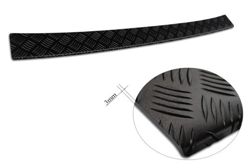 Avisa černé matt 3 mm bordázott hliník Ochrana nakládací VOLKSWAGEN TRANSPORTER T6, Caravelle T6 2015-2024