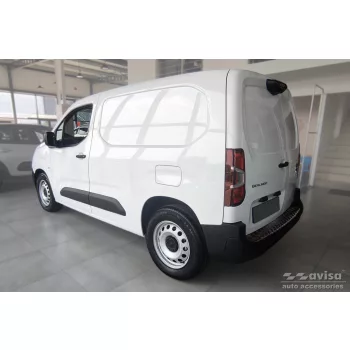   Avisa černý matný 3 mm vroubkovaný hliník Ochrana nakládací BERLINGO II 2008-2015, FL2015-2018, BERLINGO II MS 2008-2015, FL2015-2018 atd.