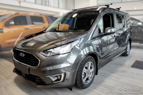 Avisa černý matný 3 mm bordázovaný hliník Ochrana nakládací FORD TRANSIT/TOURNEO Connect II 2014-2017, FL2017-2022