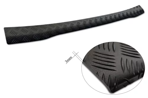 Avisa černé matt 3 mm bordázott hliník Ochrana nakládací FORD TOURNEO CUSTOM II 2023->/FORD E-TOURNEO CUSTOM II 2023->