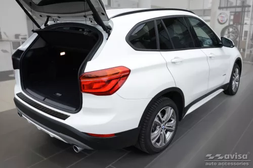 Avisa černé matné oceli Ochrana nakládací Bmw X1 F48 FL2015-2019, FL2019-2022