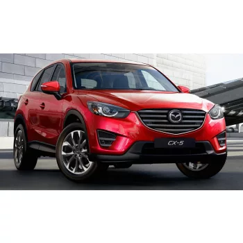   Avisa černá ocel, červený-černý karbon ocel a karbon Ochrana nakládací Mazda CX-5 I 2012-2014, FL2014-2017