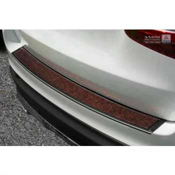   Avisa černé ocel, červené-černé karbon ocel a karbon Ochrana nakládací MERCEDES GLC (X253) 5D/Hybrid 2015-2019, FL2019-2022