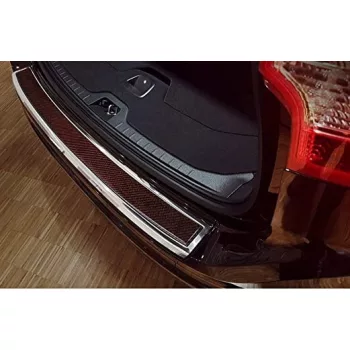   Avisa stříbrný tükör, červené karbon ocel a karbon Ochrana nakládací Volvo XC60 2013-2017