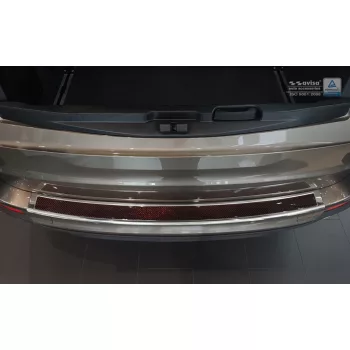   Avisa zrcadlová ocel, červená karbonová ocel a karbon Ochrana nakládací Bmw X5 F15 2013->
