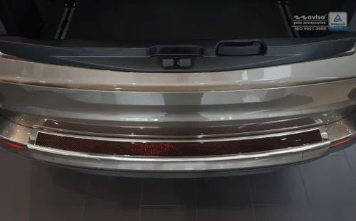 Avisa zrcadlová ocel, červená karbonová ocel a karbon Ochrana nakládací Bmw X5 F15 2013->