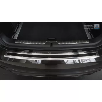   Avisa zrcadlová ocel, černý karbon ocel a karbon Ochrana nakládací Bmw X6 II F16 2014-2019