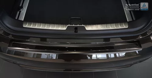 Avisa černá ocel, černý karbon ocel a karbon Ochrana nakládací Bmw X6 II F16 2014-2019