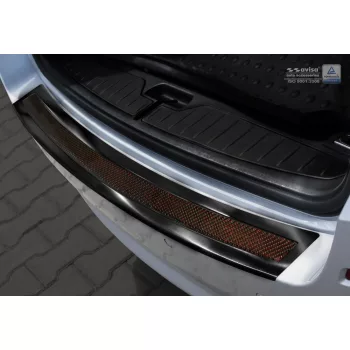   Avisa černá ocel, červená-černá karbon ocel a karbon Ochrana nakládací MERCEDES E Class W212 T-Model 2013-2015, FL2015-2016