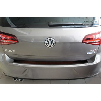   Avisa zrcadlová ocel, piros-černé karbon ocel és karbon Ochrana nakládací VOLKSWAGEN Golf VII 5d/3d Hatchback 2012-2017, FL2017-2019