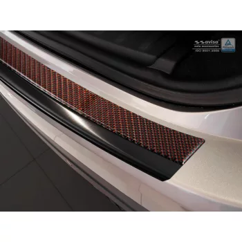   Avisa černé ocel, piros-černé karbon ocel és karbon Ochrana nakládací JAGUAR F-PACE 2016-2020, FL2020->