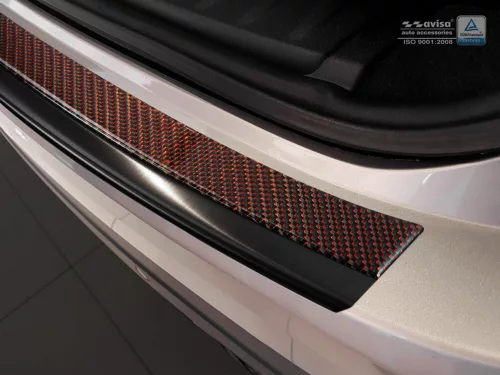 Avisa černé ocel, piros-černé karbon ocel és karbon Ochrana nakládací JAGUAR F-PACE 2016-2020, FL2020->