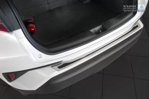 Avisa zrcadlová ocel, černé karbon ocel a karbon Ochrana nakládací TOYOTA C-HR crossover 2016-2019, FL2019->2023