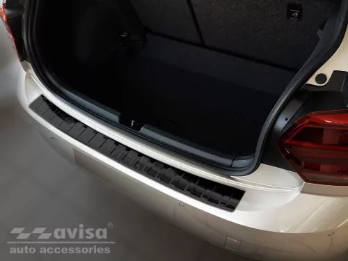 Avisa černá ocel Ochrana nakládací VOLKSWAGEN Polo VI Hatchback 5D 2017-2021, FL2021->