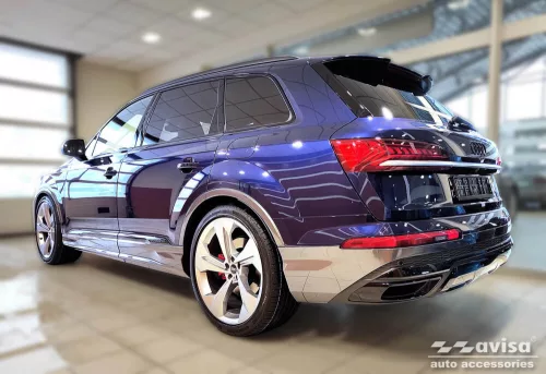 Avisa černá ocel Ochrana nakládací Audi Q7 II/S-line 2015-2019, FL2019-2024 Fl.2024