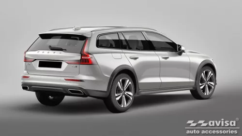 Avisa černá ocel Ochrana nakládací Volvo V60 II combi 2018->, Volvo V60 II CROSS COUNTRY 2018->, Volvo V60 II Plug-In Hybrid 2019->/R-model 2019->