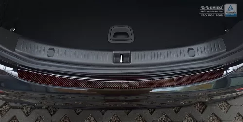 Avisa červené/černé 3D karbon Ochrana nakládací MERCEDES E Class W213 Limousine 2016-2020, FL2020-2023