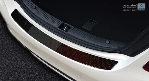 Avisa červená/černá karbon Ochrana nakládací MERCEDES CLS (C218) 2014->