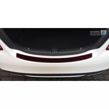   Avisa Ochrana nakládací MERCEDES C Class W205 limousine 2014->3D karbon vzor červená/černá