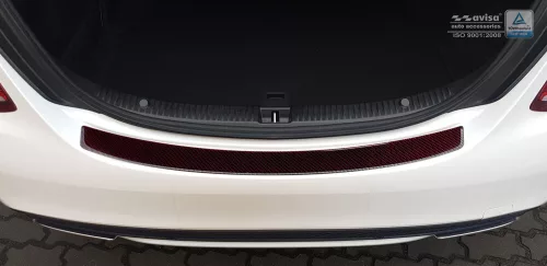 Avisa Ochrana nakládací MERCEDES C Class W205 limousine 2014->3D karbon vzor červená/černá