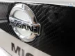 Avisa černé 3D karbon csomagtérajtó díszléc (nyitással) NISSAN MICRA V 2016->
