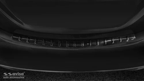Avisa černý karbon Ochrana nakládací MERCEDES C Class IV W205/AMG limousine 2014-2019, FL2019-06.2021
