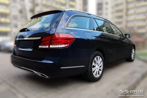 Avisa černé karbon Ochrana nakládací MERCEDES E Class W212 T-Model 2013-2015, FL2015-2016