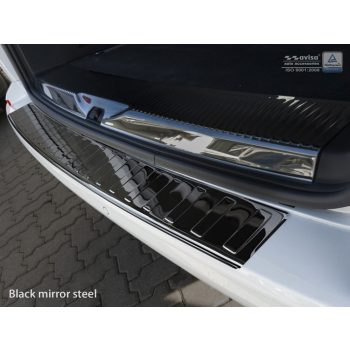   Avisa černá zrcadlová ocel Ochrana nakládací VOLKSWAGEN TRANSPORTER T6/T6.1, Caravelle T6/T6.1 2015-2019, FL2019-2024