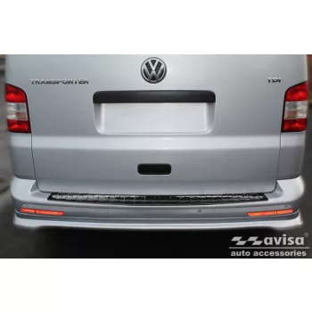   Avisa černá zrcadlová ocel Ochrana nakládací TRANSPORTER T5 Multivan, Caravelle 2003-2012; FL2012-2015, TRANSPORTER T6 2015-2019, FL2019-2024