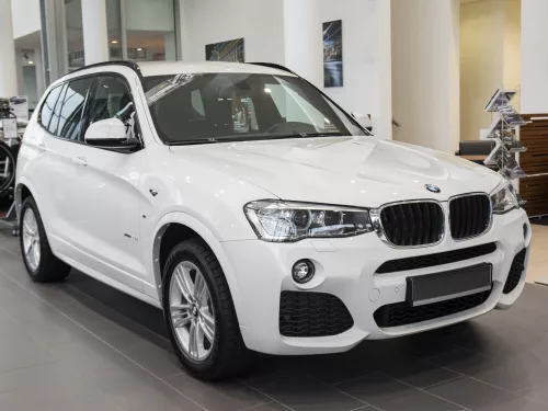 Avisa černá zrcadlová ocel Ochrana nakládací Bmw X3 F25 2014-2017 (také pasuje na X-line)
