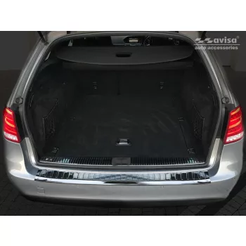   Avisa černá zrcadlová ocel Ochrana nakládací MERCEDES E Class W212 T-Model 2013-2015, FL2015-2016
