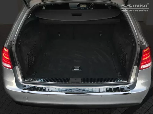 Avisa černá zrcadlová ocel Ochrana nakládací MERCEDES E Class W212 T-Model 2013-2015, FL2015-2016