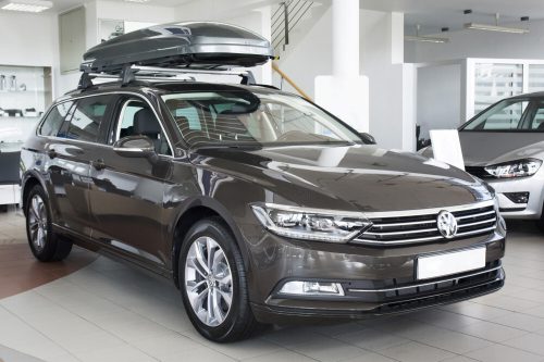 Avisa černá zrcadlová ocel Ochrana nakládací VOLKSWAGEN Passat B8 variant/R-line/Alltrack/GTE 2014-2019, FL2019->2023