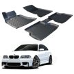 EgriAuto Prémiové 3D gumové autokoberce s upevněním Bmw 3 Series E46 1998-2005