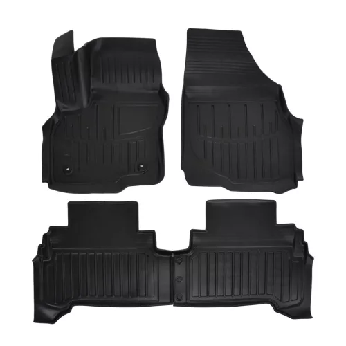 EgriAuto Prémiové 3D gumové autokoberce s upevněním OPEL Almera-E 2016- 4 ks