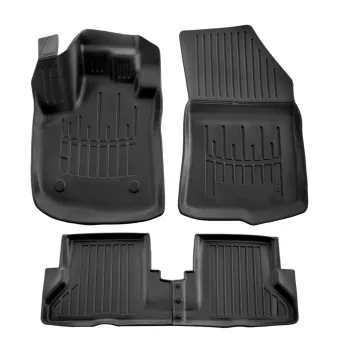   EgriAuto Prémiové 3D gumové autokoberce s upevněním Dacia Express II 2021- 4 ks