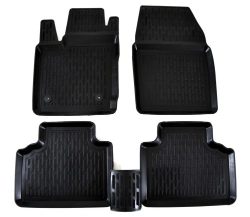 EgriAuto Prémiové 3D gumové autokoberce s upevněním FORD Kuga 2013-2019