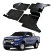 EgriAuto Prémiové 3D gumové autokoberce s upevněním FORD Ranger T6 T7 2012-