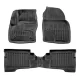 EgriAuto Prémiové 3D gumové autokoberce s upevněním FORD C-Max Hybrid 2010-2019 4 ks
