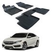 EgriAuto Prémiové 3D gumové autokoberce s upevněním HONDA Civic 2016-2021