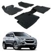 EgriAuto Prémiové 3D gumové autokoberce s upevněním HYUNDAI x35 2010-2015