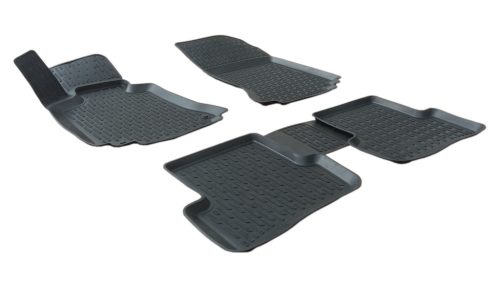 EgriAuto Prémiové 3D gumové autokoberce s upevněním MERCEDES-Benz C Class W204 2008-2015