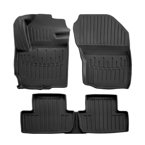 EgriAuto Prémiové 3D gumové autokoberce s upevněním PEUGEOT 4008 2012-2016 5 ks